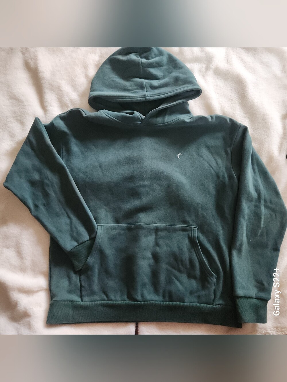 Zyia Active Women's Teal Green Hooded Pullover Sweatshirt